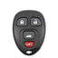 2005-2012 GM / 4-Button Keyless Entry Remote / PN: 15252034 / KOBGT04A (AFTERMARKET)