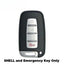 2009-2015 (AFTERMARKET) Smart Key Shell for Hyundai - Kia Sedan - Elantra | PN: 95440-3N250, 95440-1U000, 95440-2T100, 95440-3Q000, 954