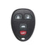 2004-2009 GM / 4-Button Keyless Entry Remote / PN: 22733523/ KOBGT04A (AFTERMARKET)