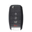 2014-2017 Kia Rio / 4-Button Flip Key / PN: 95430-1W023 / TQ8-RKE-3F05 (AFTERMARKET)
