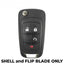 2010-2019 (AFTERMARKET) Flip Key Shell for Chevrolet Impala - Trax | OHT01060512