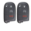 2015-2021 (AFTERMARKET) Smart Keys for Jeep Renegade | PN: 6BY88DX9AA | M3N-40821302 - Pack x2