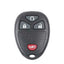 2005-2011 GM / 4-Button Keyless Entry Remote / PN: 15114374 / KOBGT04A (AFTERMARKET)