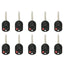 2006-2012 (AFTERMARKET) Remote Head Keys for Ford Mercury | PN: 164-R7040 | OUCD6000022 - Pack x10