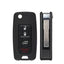 2015-2018 (OEM REFURB) Remote Flip Keys for Jeep Renegade | PN: FI5-AM433TX | 2ADFTFI5AM433TX