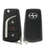 2014-2015 Scion tC / 3-Button Flip Key / PN: 89070-21150 / MOZB95TH (G Chip) (OEM Refurb)