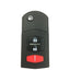 2004-2008 Mazda 6 / 3-Button Flip Key / PN: FE04-67-5RYB / KPU41788 (OEM Recase)