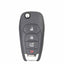 2016-2019 (AFTERMARKET) Remote Flip Keys for Chevrolet Cruze | PN: 13588756 | LXP-T003