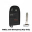 2011-2019 (AFTERMARKET) Smart Key Shell for Dodge - Chrysler - Jeep Challenger | PN: 68394195AA