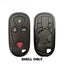 2000-2011 (AFTERMARKET) Keyless Entry Remote SHELL for Honda Element - Insight | OUCG8D-344H-A