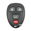 2007-2015 GM / 4-Button Keyless Entry Remote / PN: 20952476 / OUC60270 / OUC60221 (OEM Recase)