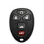 2004-2013 GM / 5-Button Keyless Entry Remote / PN: 22733524 / KOBGT04A (AFTERMARKET)