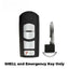 2010-2013 (AFTERMARKET) Smart Key Shell for Mazda 3 5-Door | WAZSKE13D01, WAZSKE13D02, WAZX1T768SKE