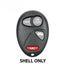 2001-2005 (AFTERMARKET) Keyless Entry Remote SHELL for GM Venture | PN: 10335586 | L2C0007T - Black