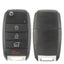 2014-2019 (OEM RECASE) Remote Flip Keys for Kia Soul | PN: 95430-B2100 | OSLOKA-875T (PS)