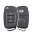 2018-2019 Hyundai Ioniq / 4-Button Flip Key / PN: 95430-G2010 / SY5AERGE04 (OEM)
