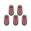 5 x 2008-2016 Alfa Romeo Mito / 3-Button Flip Key / Delphi (AFTERMARKET) (Pack of 5)
