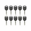 2000-2017 (AFTERMARKET) Transponder Key for Ford Aviator - MKX | H92 / H84 - 4D63 80 Bit Chip - Pack X25