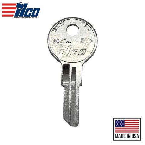 (ILCO) 1043J-IL11 Ilco Illinois Key – Brass