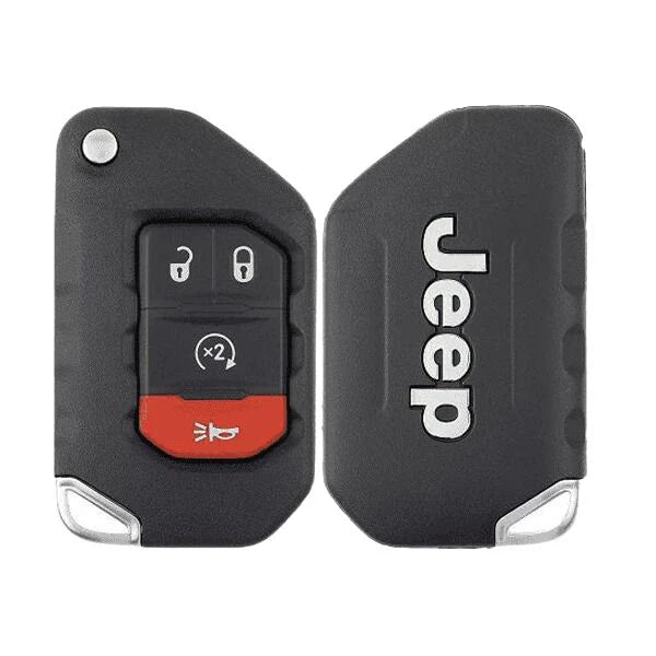 2018-2019 (OEM RECASE) Remote Flip Keys for Jeep  Wrangler | PN: 68416784AA | OHT1130261 Hover Image