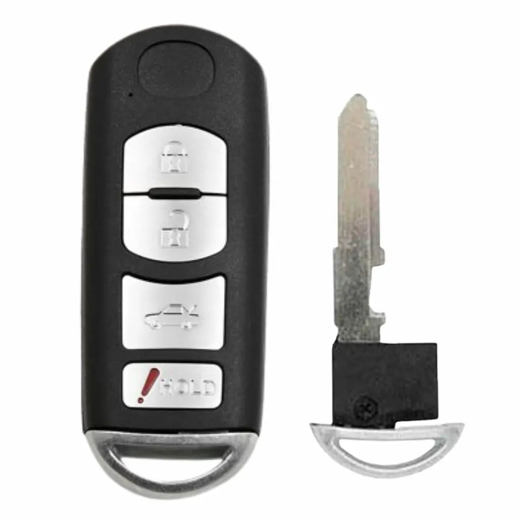 2010-2019 (Aftermarket) Smart Key SHELL for Mazda - Fiat - Toyota Yaris / 124 | WAZSKE13D01