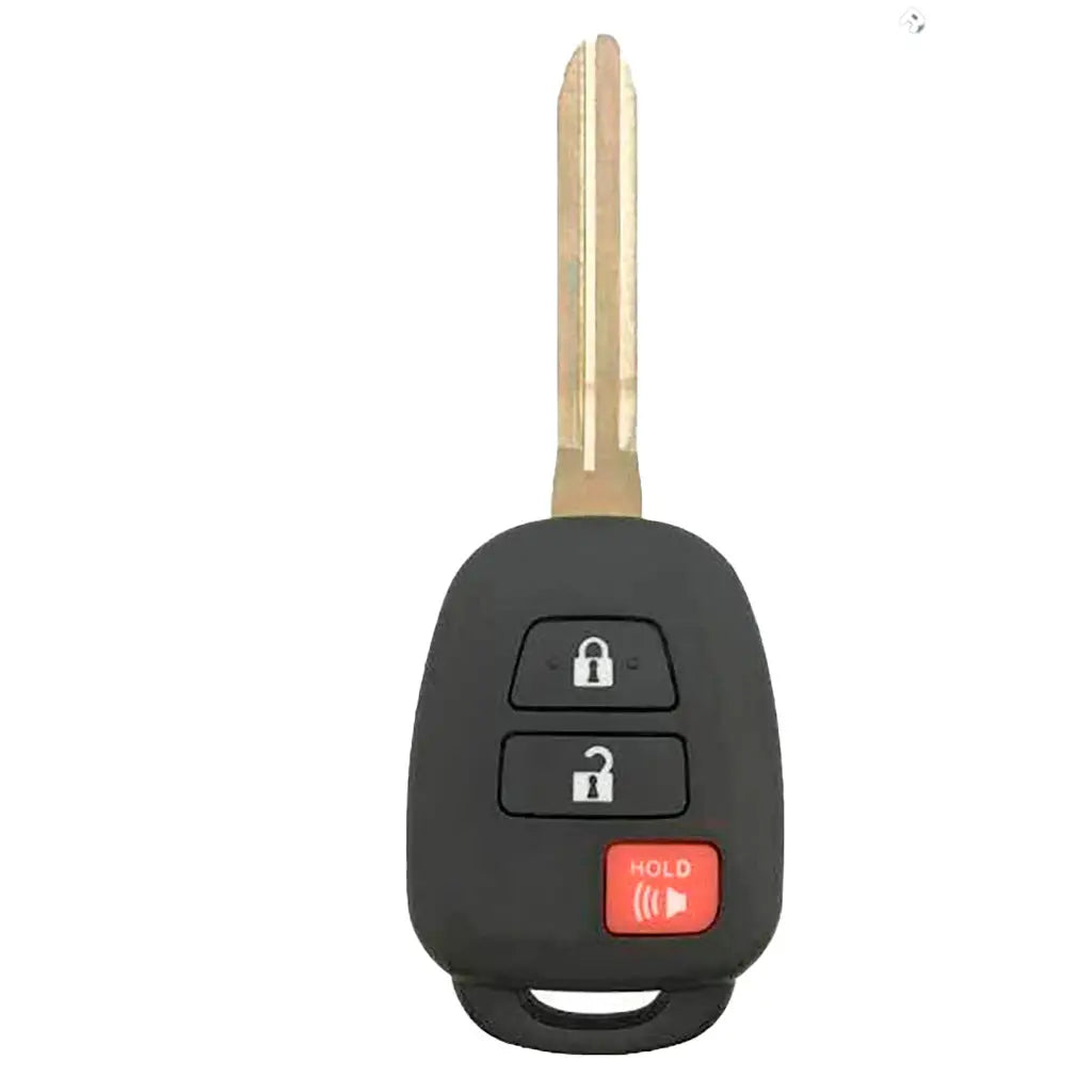 2013-2019 (Aftermarket) Remote Head Keys for Toyota Prius C - RAV4 - Tacoma - Camry | PN: 89070-52F50 / HYQ12BDM