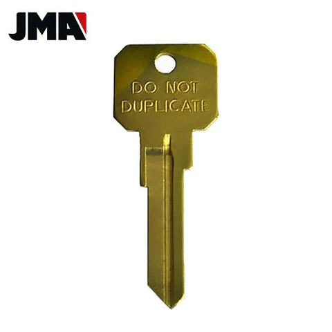 (JMA) Kwikset KW1 Key – Brass (Do Not Duplicate) Hover Image