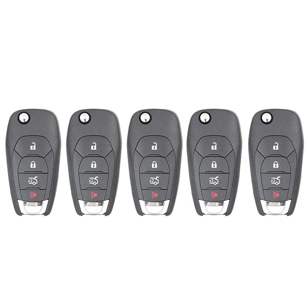 2016-2019 (AFTERMARKET) Remote Flip Keys for Chevrolet Cruze | PN: 13514135 | Pack x5