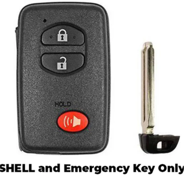 2008-2017 (AFTERMARKET) Smart Key Shell for Toyota Prius - Venza | PN: 1151A-14AAB | HYQ14AAB Hover Image