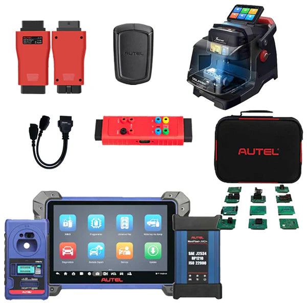 Autel IM608 PRO II + Dolphin XP-005L + G-BOX2 + IMKPA & More – Complete Automotive Key Cutting and Programming Bundle Hover Image