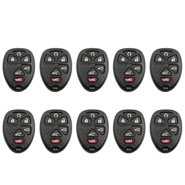 10 x 2007-2014 (AFTERMARKET) GM / 6-Button Keyless Entry Remote / PN: 15913427 / OUC60270 /  (BUNDLE OF 10)