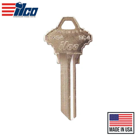 (ILCO) 1145A-SC4 Ilco Schlage Key – Brass Hover Image