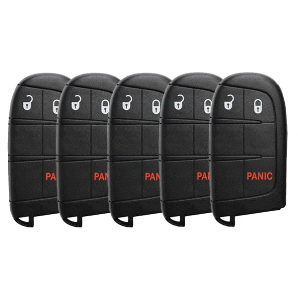 2015-2021 (AFTERMARKET) Smart Keys for Dodge Chrysler | PN: 68394195 | M3M-40821302  - Pack x5 Hover Image