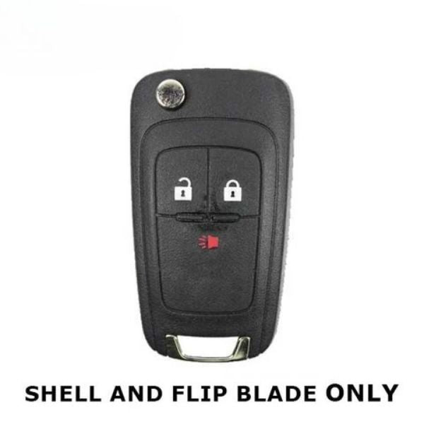 2013-2015 (AFTERMARKET) Flip Key Shell for Chevrolet Spark | A2GM3AFUS03
