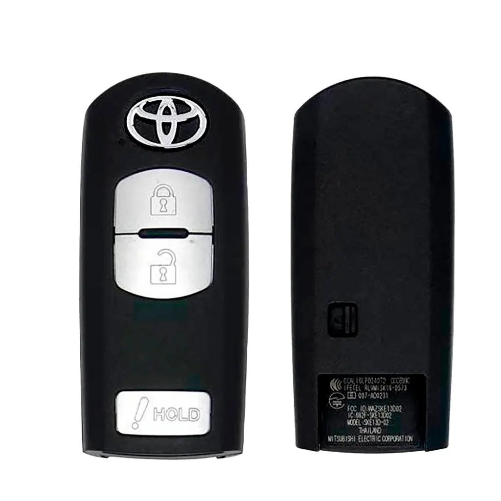 2017-2020 (OEM Refurb) Smart Key for Toyota Yaris iA | PN: 89904-WB004 / WAZSKE13D02