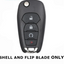2019-2022 (AFTERMARKET) Flip Key Shell for Chevrolet Cruze -Trailblazer | LXP-T004