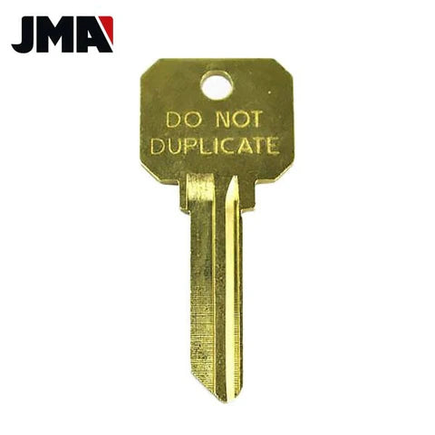 (JMA) Schlage SC4 Key – Brass (Do Not Duplicate) Hover Image