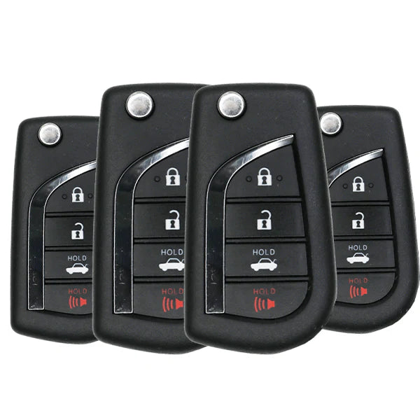 2018-2019 (AFTERMARKET) Remote Flip Keys for Toyota Camry | PN: 89070-06790 | HYQ12BFB  - Pack x4 Hover Image