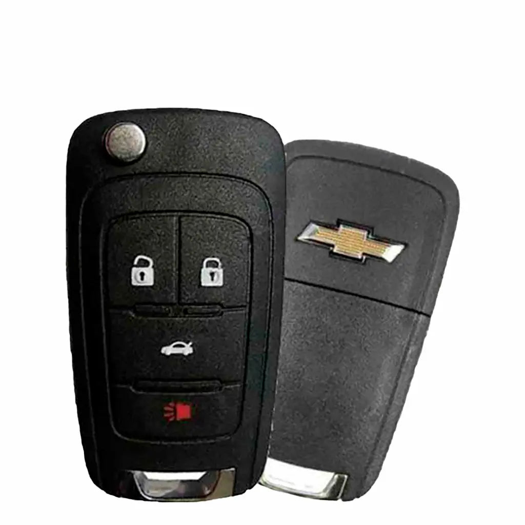 2014-2016 (OEM Refurb) Remote Flip Key for Chevrolet Impala - Sonic - Malibu | PN: 13586489 / KR55WK50073