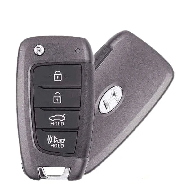 2018-2021 Hyundai Accent / 4-Button Flip Key / PN: 95430-J0800 / NYOSYEC4TX1707 (Canada) (OEM Refurb) Hover Image