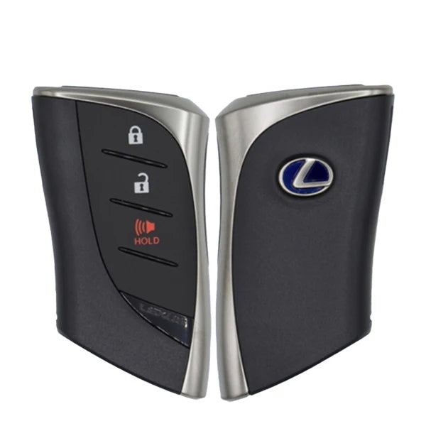 2020-2022 Lexus UX250 / 3-Button Smart Key / PN: 8990H-76600 / HYQ14FBZ (Blue Hybrid Logo) (OEM) Hover Image