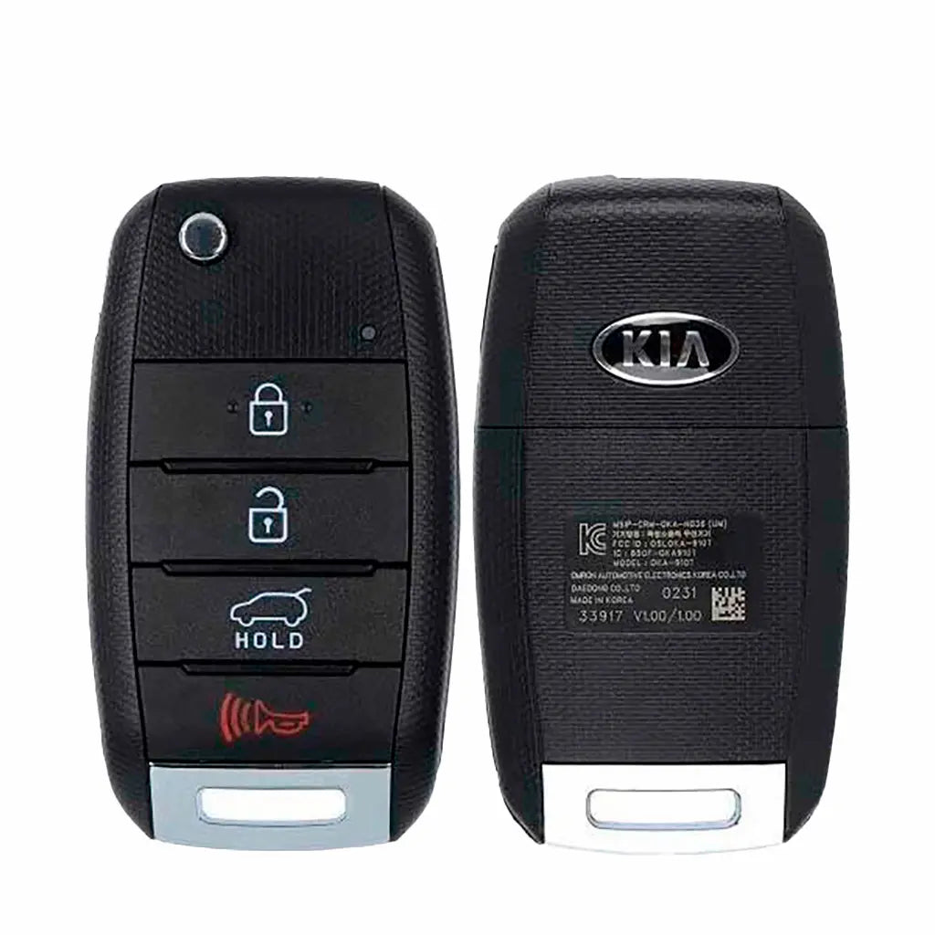 2015-2020 (OEM Refurb) Remote Flip Key for Kia Sorento | PN: 95430-C5101 / OSLOKA-910T (UM)