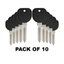 2004-2017 (AFTERMARKET) Transponder Key for GM Solstice - CTS - Buick | B111 - 46 Circle+ - Pack x10
