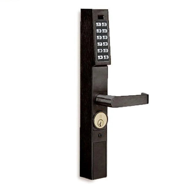 Alarm Lock Trilogy DL1200 Narrow Stile Keypad Lever Lock – 10B Durondic Bronze, Grade 1 Hover Image