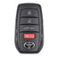 2025 Toyota Crown / 4-Button Smart Key / PN: 8990H-30260 / FCC: HYQ14FGZ (OEM)