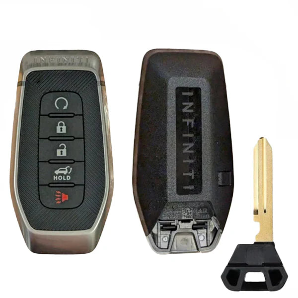 2025 Infiniti QX80 / 5-Button Smart Key / PN: 285E3-7JA8B / KRSTXPZ3 (OEM) Hover Image