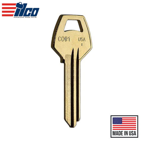 (ILCO) AE00001300 Ilco CO91 Key – Brass Hover Image