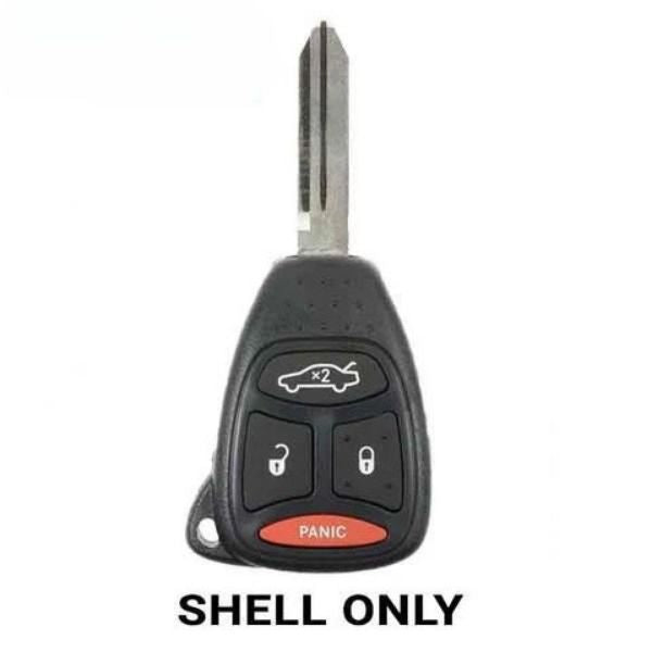 2005-2009 (AFTERMARKET) Smart Key Shell for Dodge  - Jeep - Chrysler Aspen - Magnum - 300 | KOBDT04A