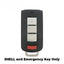 2013-2020 (AFTERMARKET) Smart Key Shell for Mitsubishi Mirage | PN: 850G-00003M