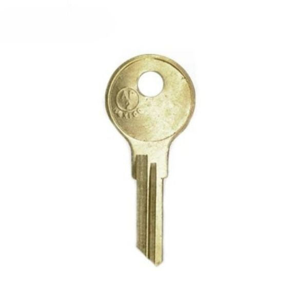 (JMA) CHI-10DE Chicago AP2 / K102 / 102AM 6-Wafer Cabinet Key – Brass